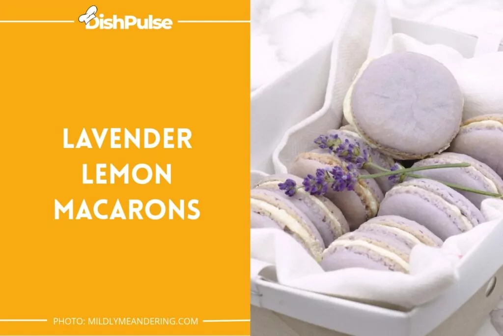 Lavender Lemon Macarons