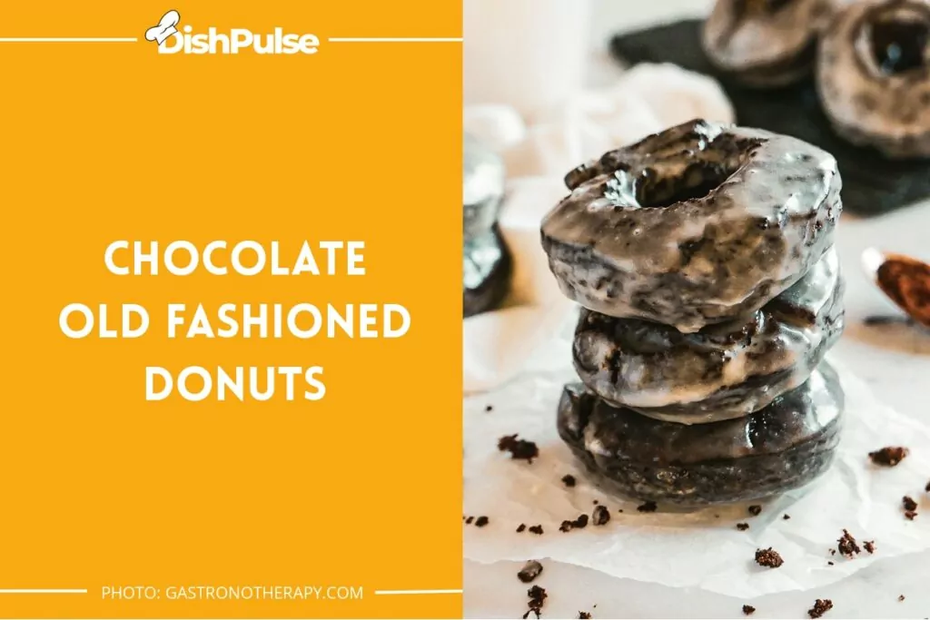 Chocolate Old Fashioned Donuts
