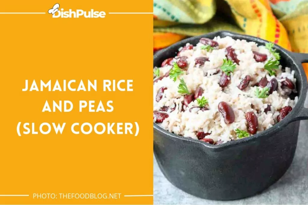 Jamaican Rice And Peas (Slow Cooker)