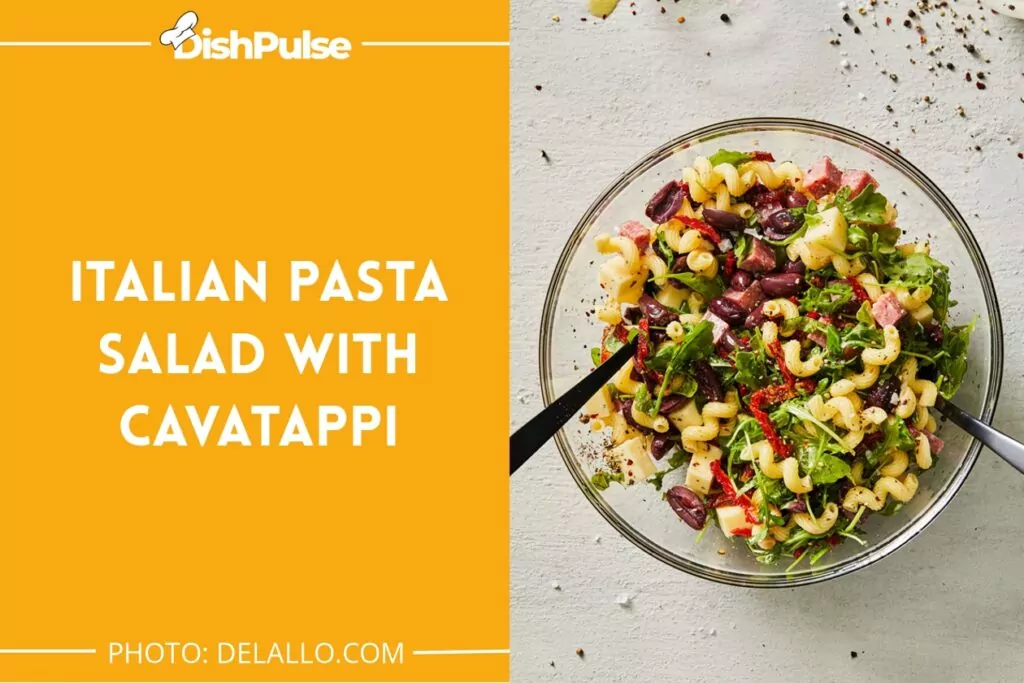 Italian Pasta Salad With Cavatappi