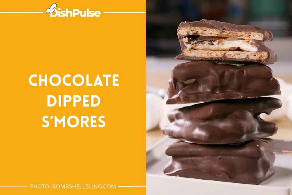 Chocolate Dipped S’mores