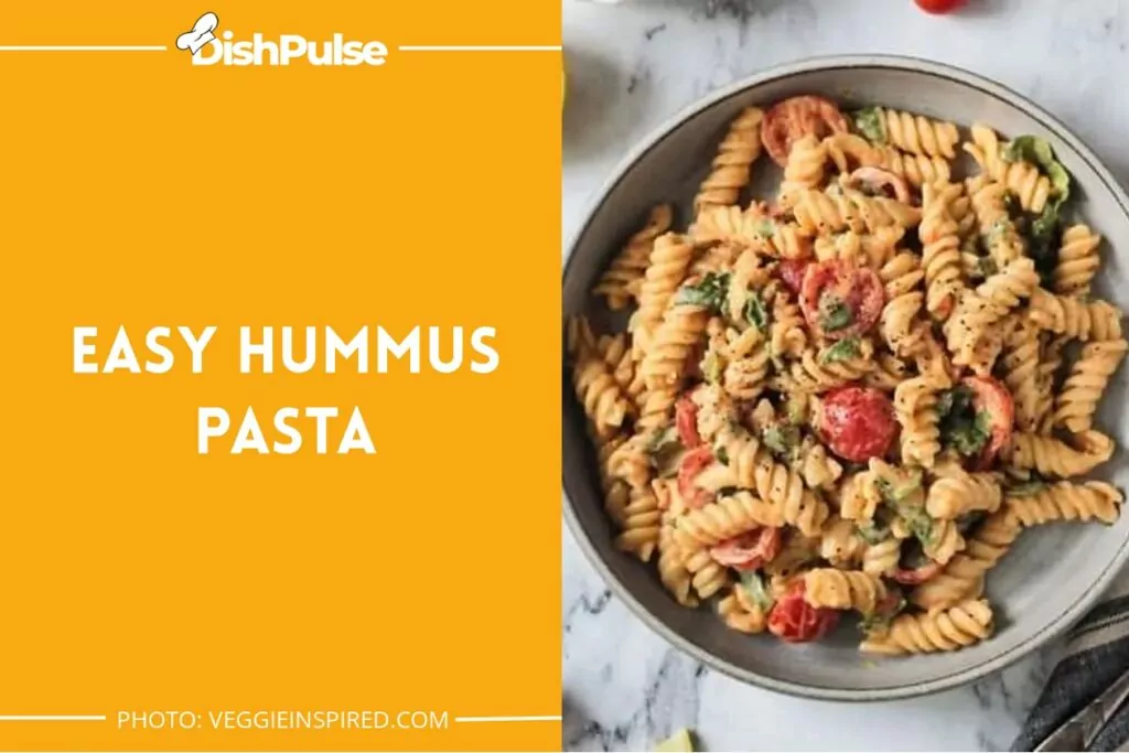 Easy Hummus Pasta