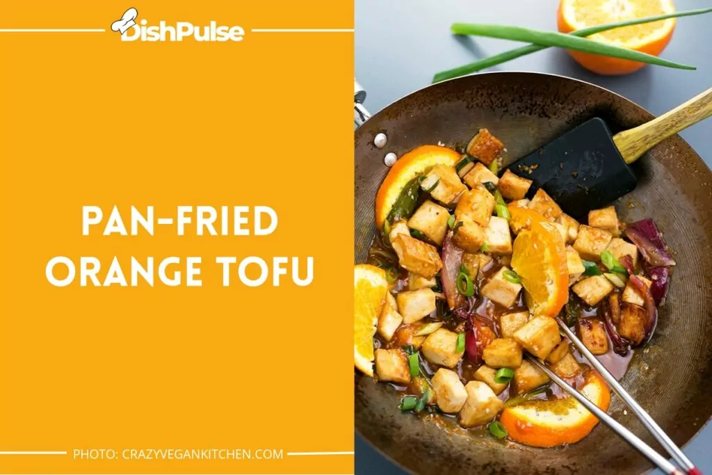 Pan-fried Orange Tofu