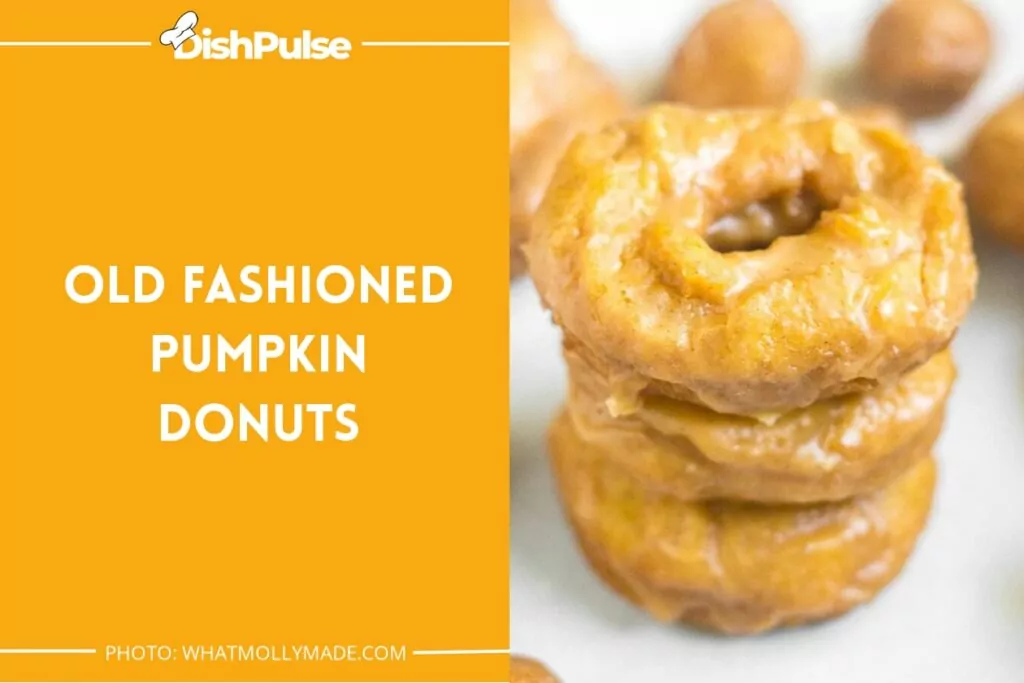 Old Fashioned Pumpkin Donuts