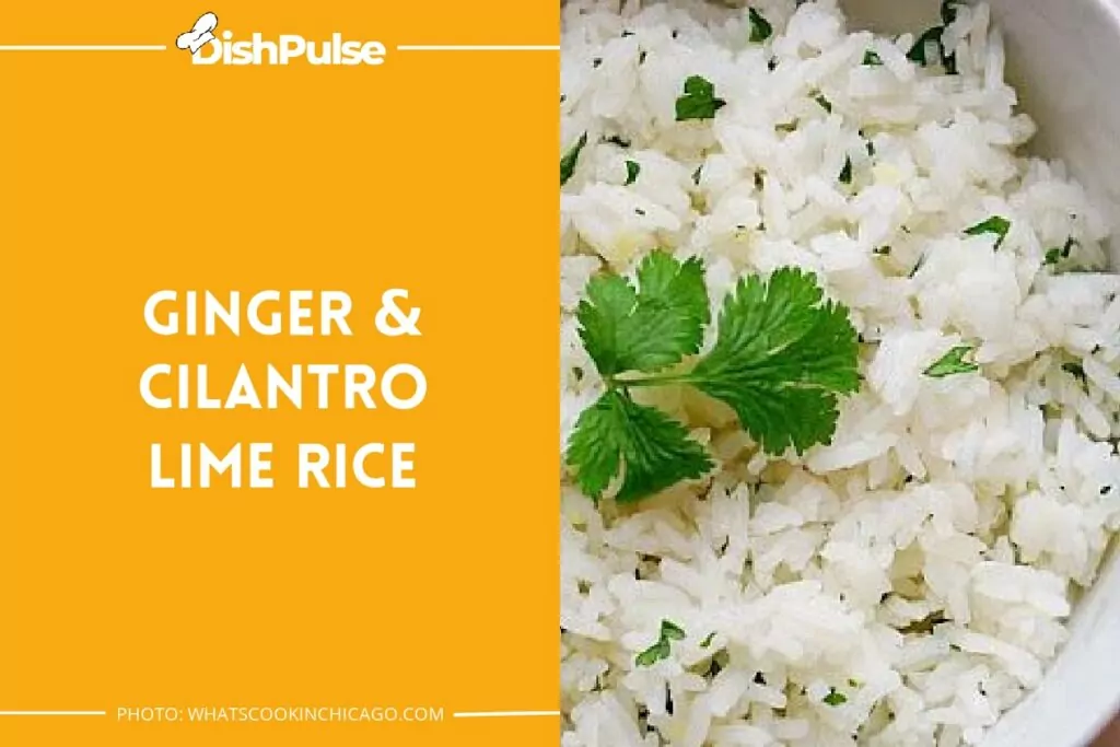 Ginger & Cilantro Lime Rice