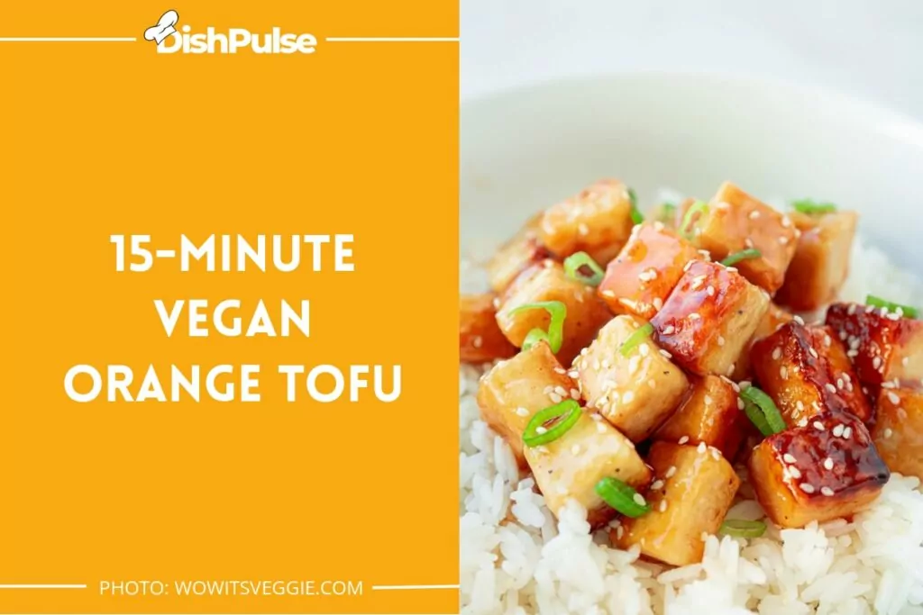 15-Minute Vegan Orange Tofu