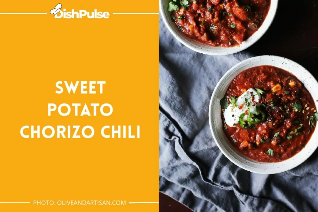 Sweet Potato Chorizo Chili