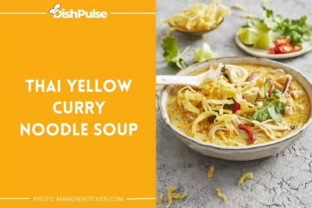Thai Yellow Curry Noodle Soup