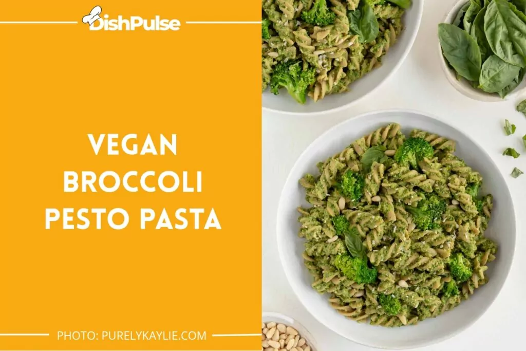 Vegan Broccoli Pesto Pasta