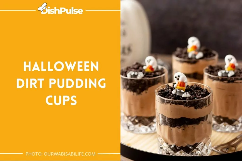 Halloween Dirt Pudding Cups