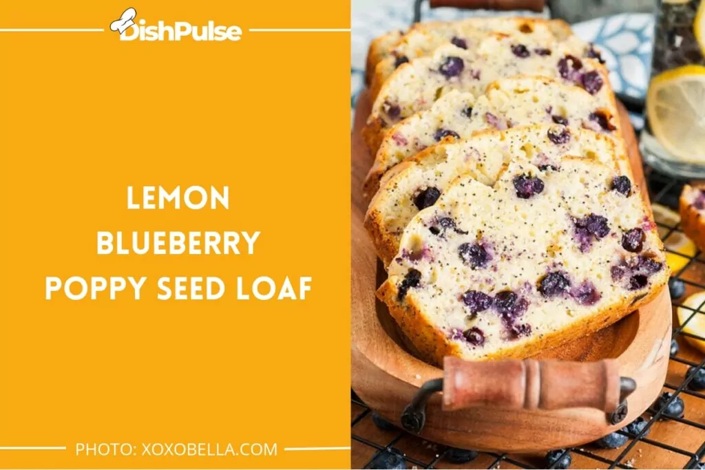Lemon Blueberry Poppy Seed Loaf