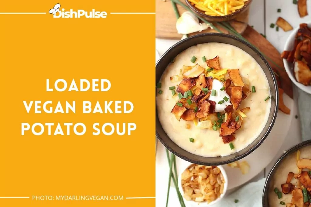 Loaded Vegan Baked Potato Soup