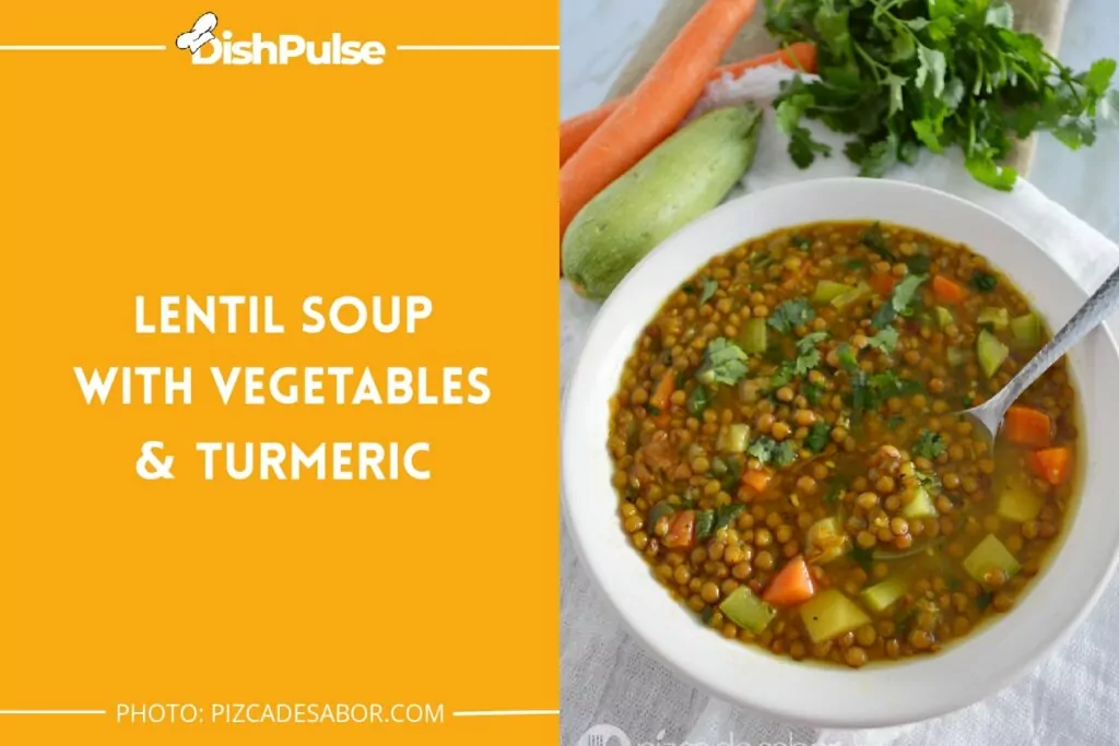 Lentil Soup With Vegetables & Turmeric