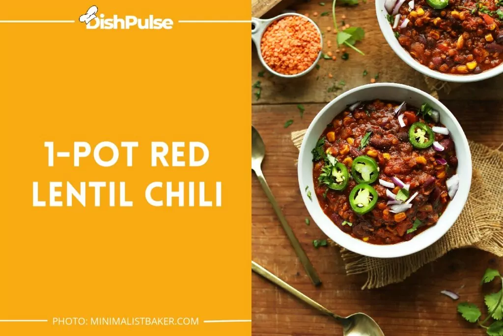 1-Pot Red Lentil Chili