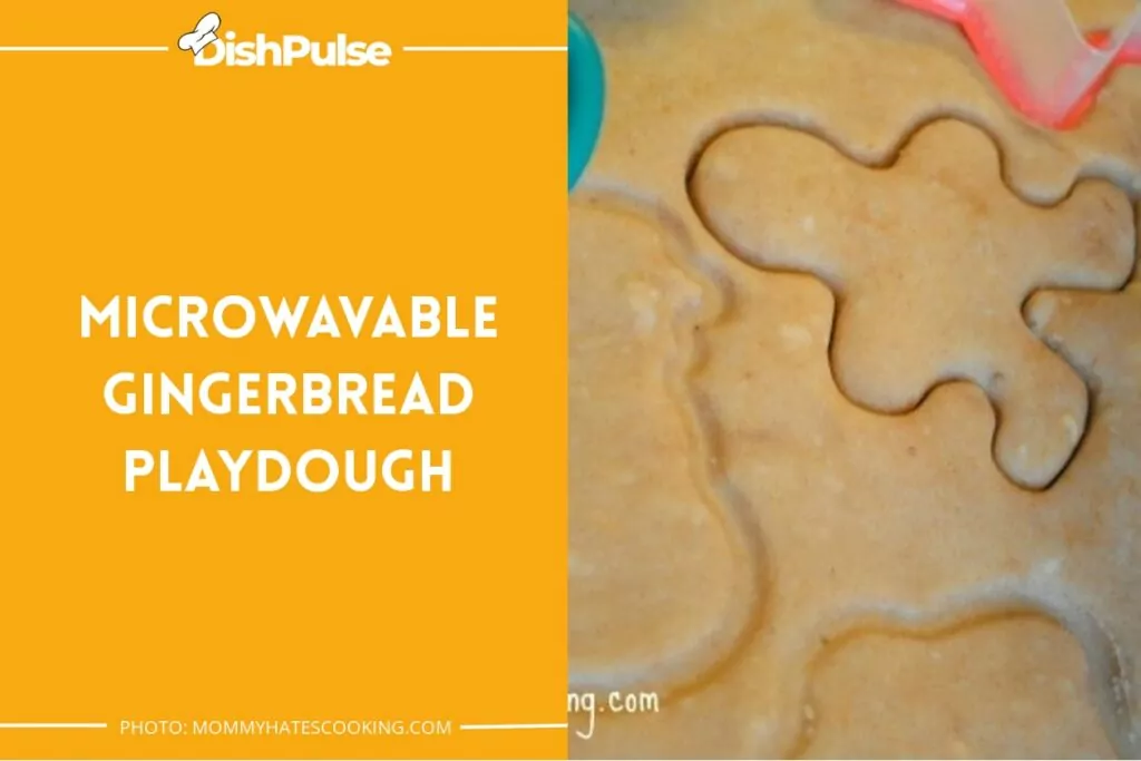 Microwavable Gingerbread Playdough
