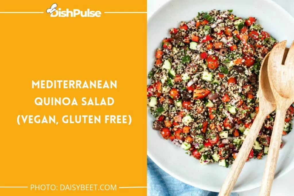 Mediterranean Quinoa Salad (Vegan, Gluten-Free)