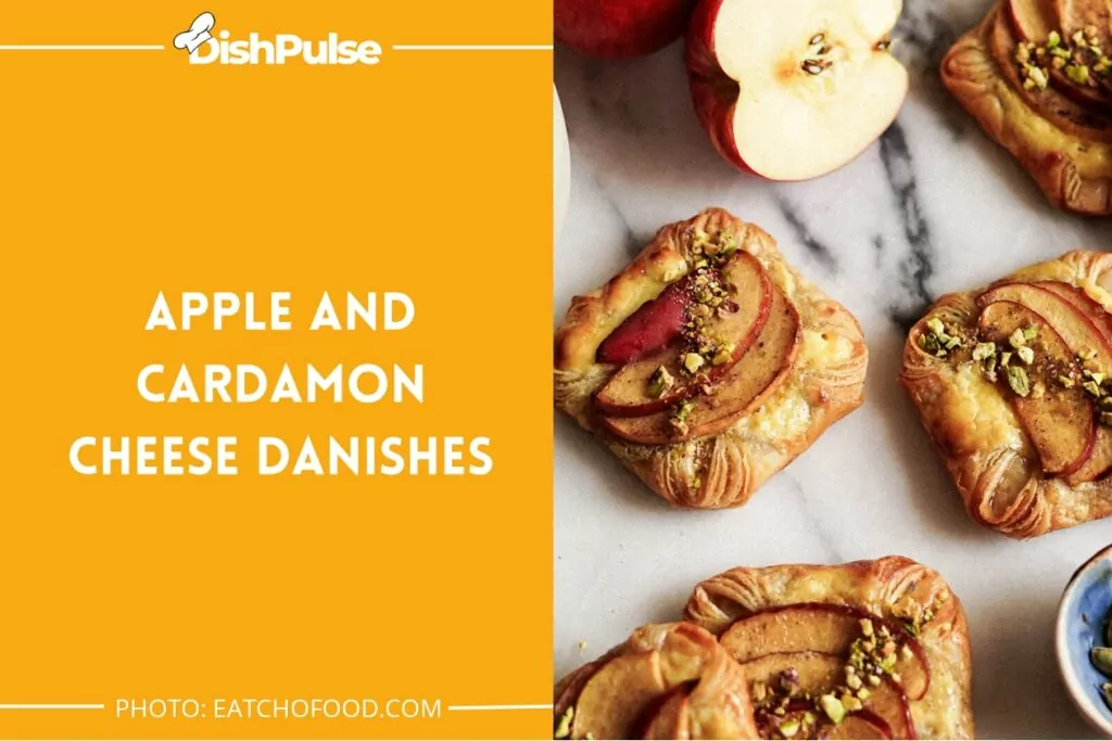 Apple and Cardamom Cheese Danishes