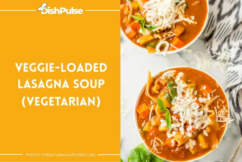Veggie-Loaded Lasagna Soup (vegetarian)