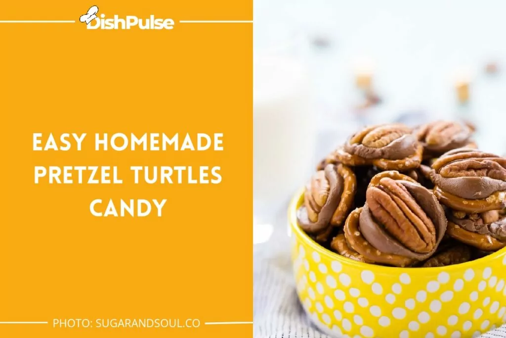 Easy Homemade Pretzel Turtles Candy