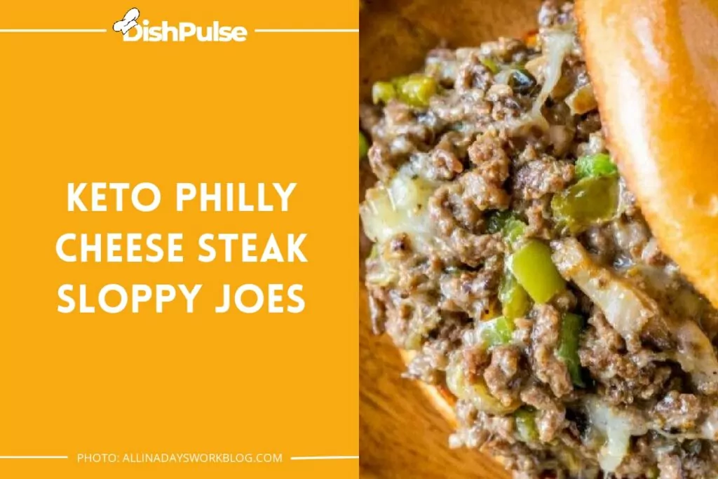 Keto Philly Cheese Steak Sloppy Joes