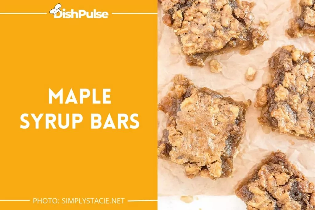Maple Syrup Bars