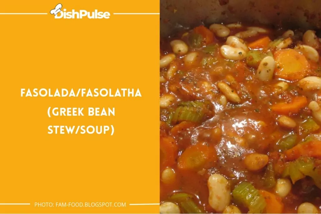 Fasolada/Fasolatha (Greek Bean Stew/Soup)