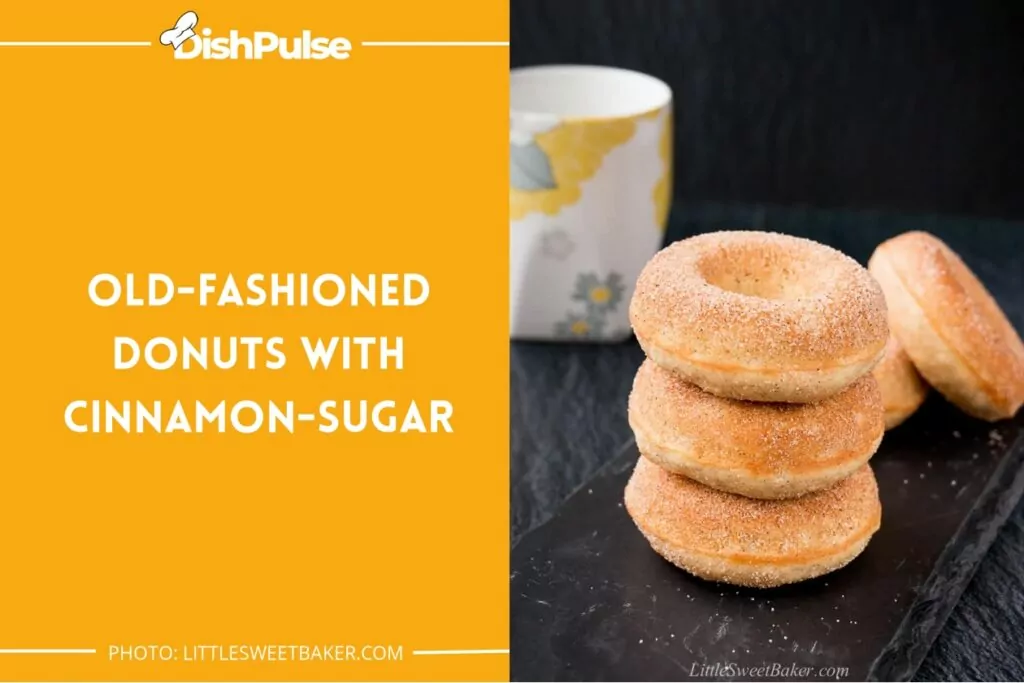 Old-Fashioned Donuts with Cinnamon-Sugar