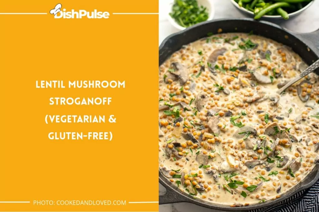 Lentil Mushroom Stroganoff (Vegetarian & Gluten-Free)