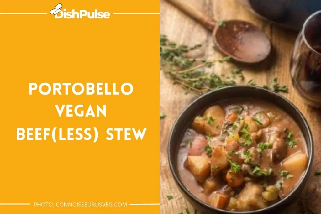 Portobello Vegan Beef(less) Stew