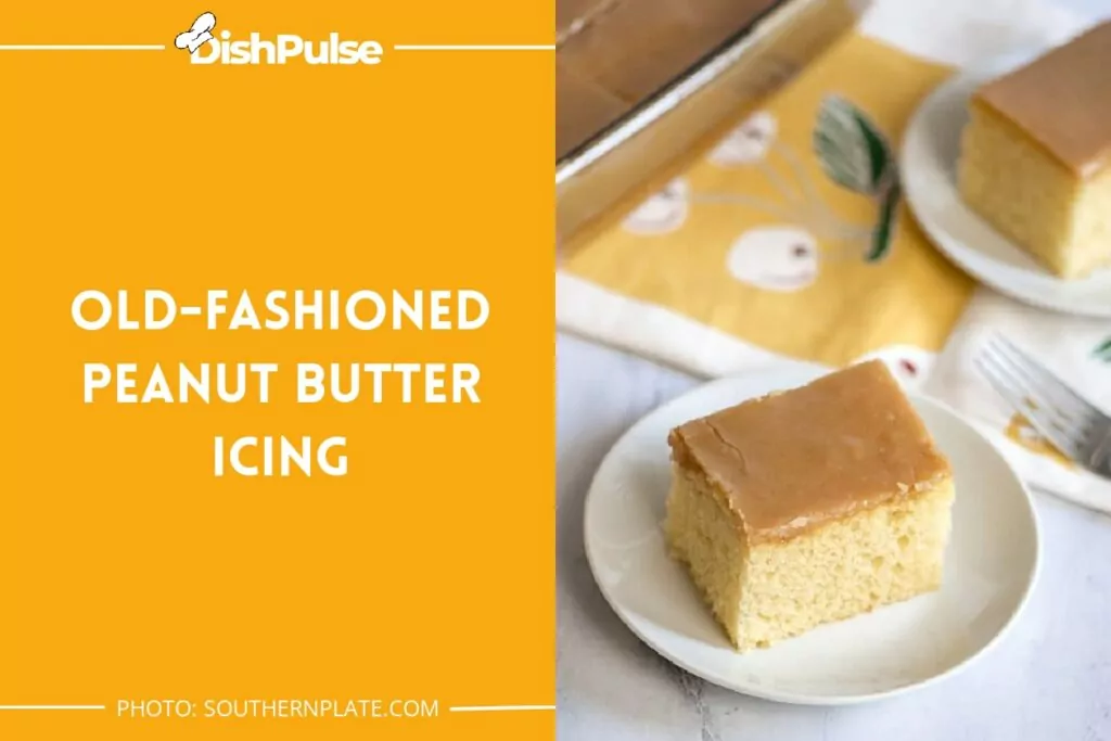 Old-Fashioned Peanut Butter Icing