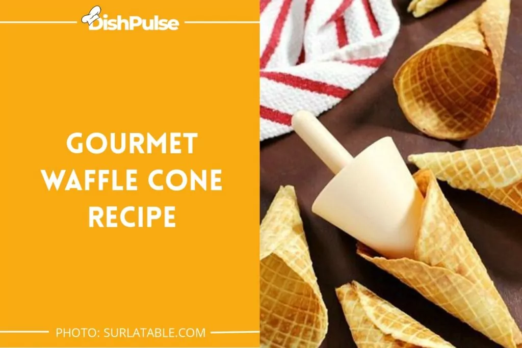 Gourmet Waffle Cone Recipe