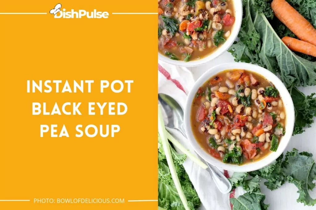 Instant Pot Black Eyed Pea Soup