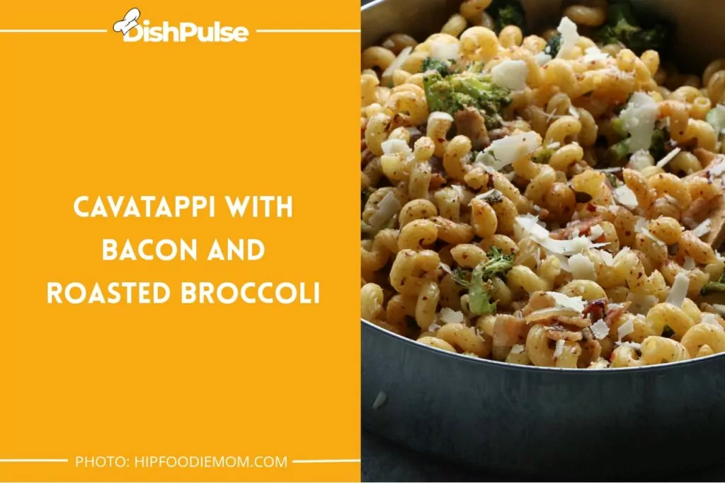 Cavatappi With Bacon And Roasted Broccoli