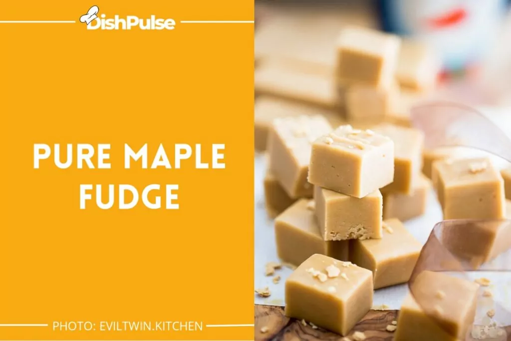 Pure Maple Fudge