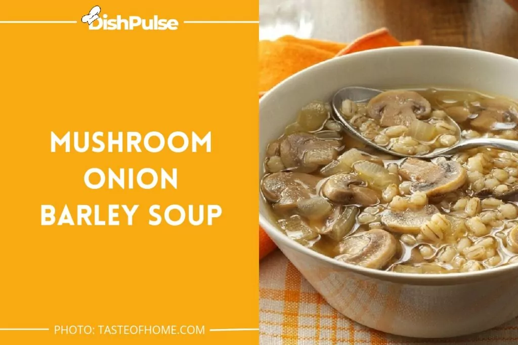 Mushroom Onion Barley Soup