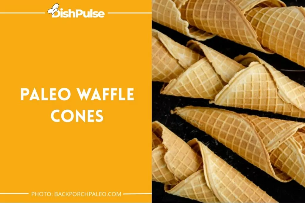 Paleo Waffle Cones