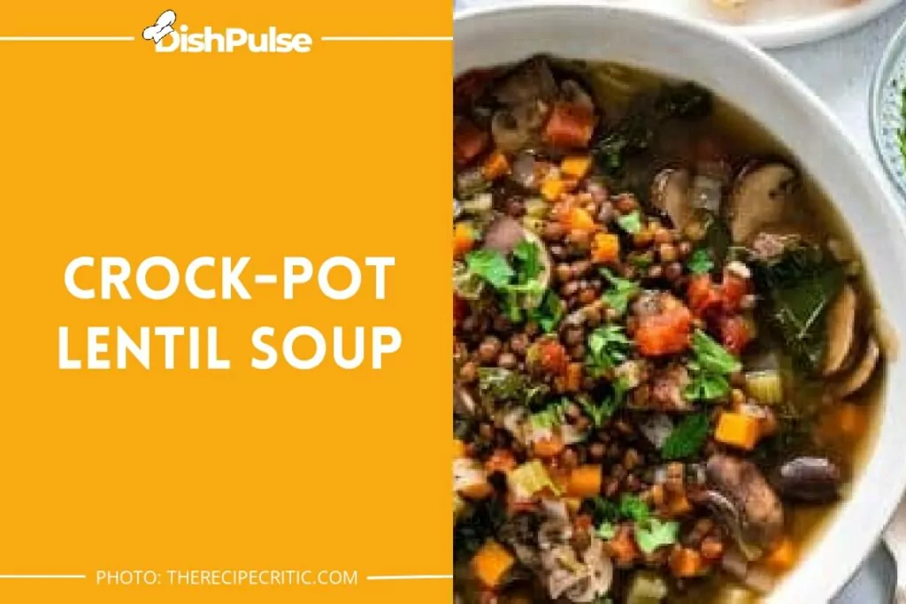 Crock-Pot Lentil Soup