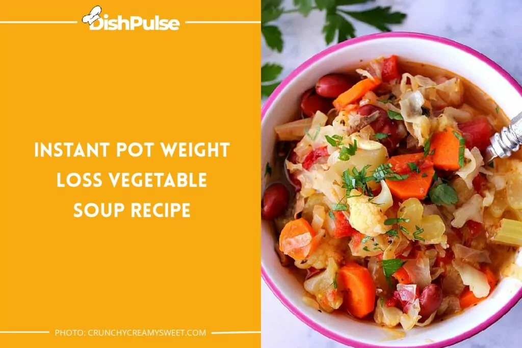Instant Pot Weight Loss Vegetable Soup Recipe