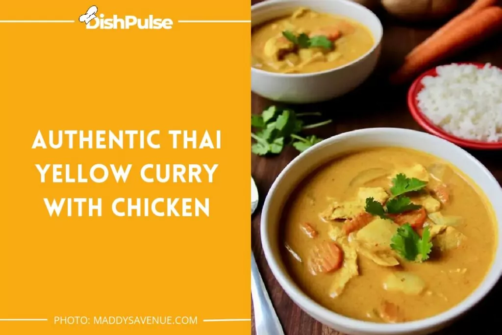 Authentic Thai Yellow Curry with Chicken
