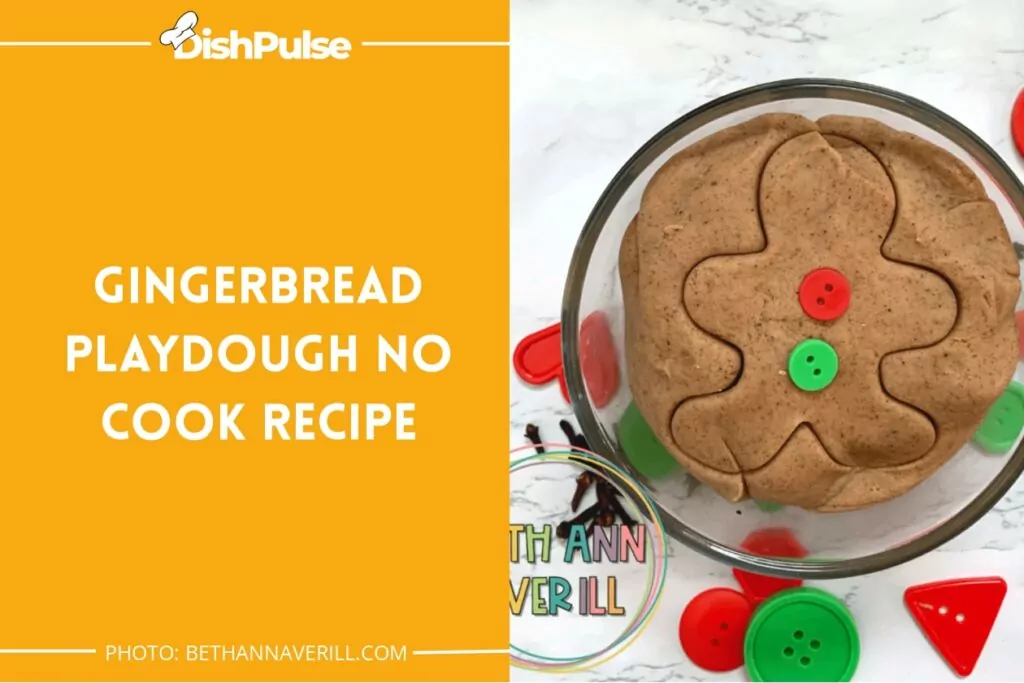 Gingerbread Playdough No Cook Recipe