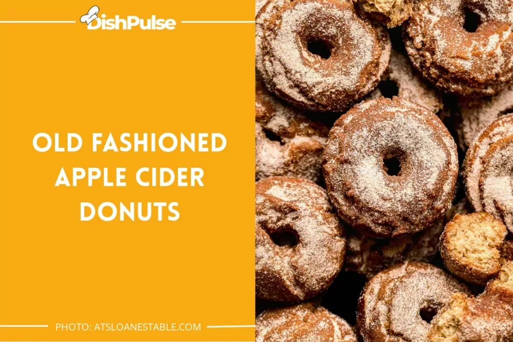 Old Fashioned Apple Cider Donuts