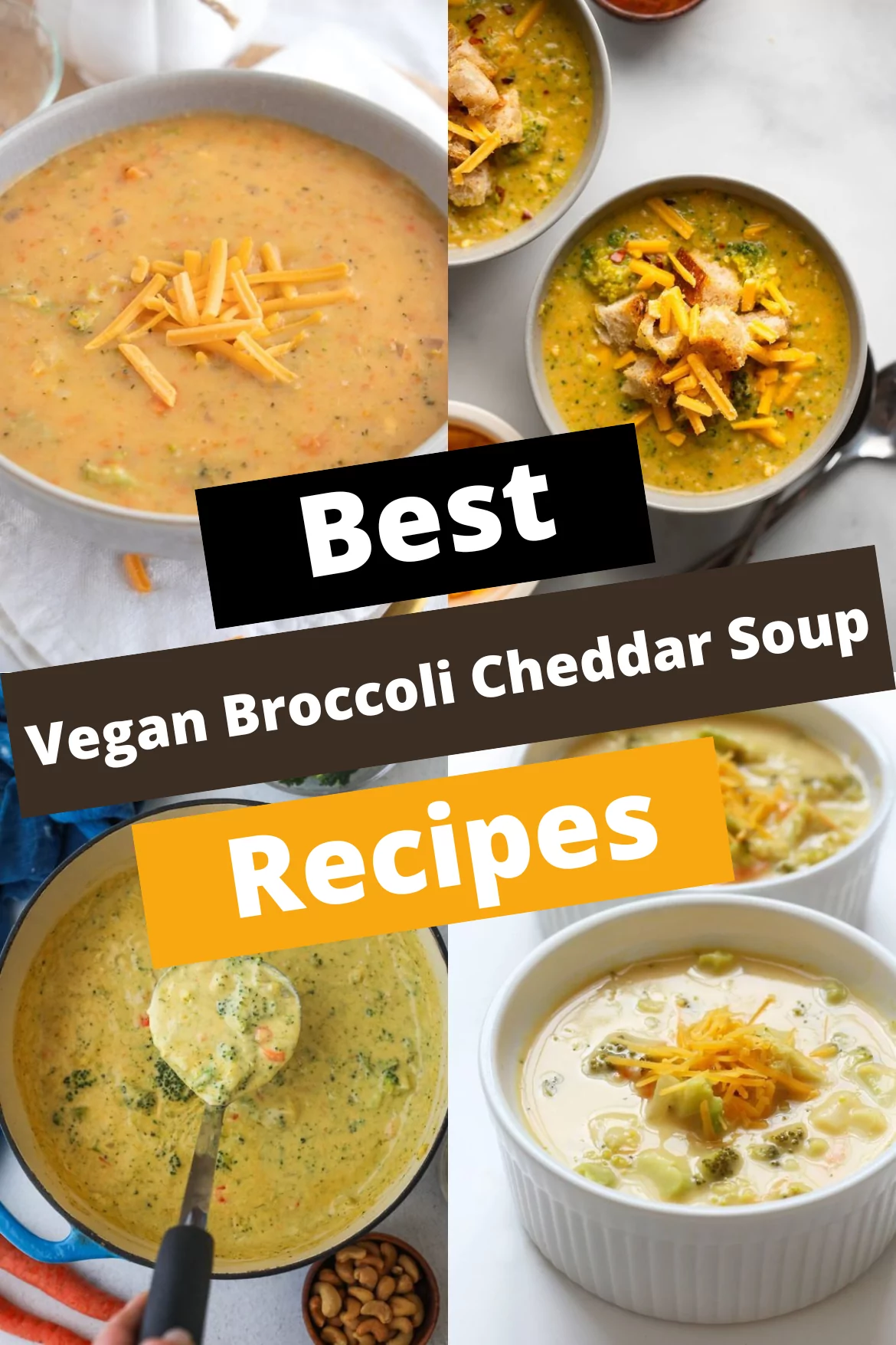 Vegan Broccoli Cheddar Soup
