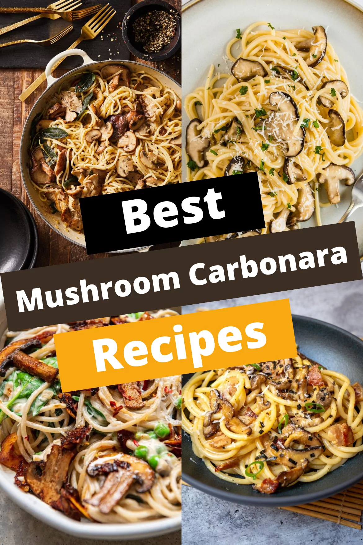 Mushroom Carbonara