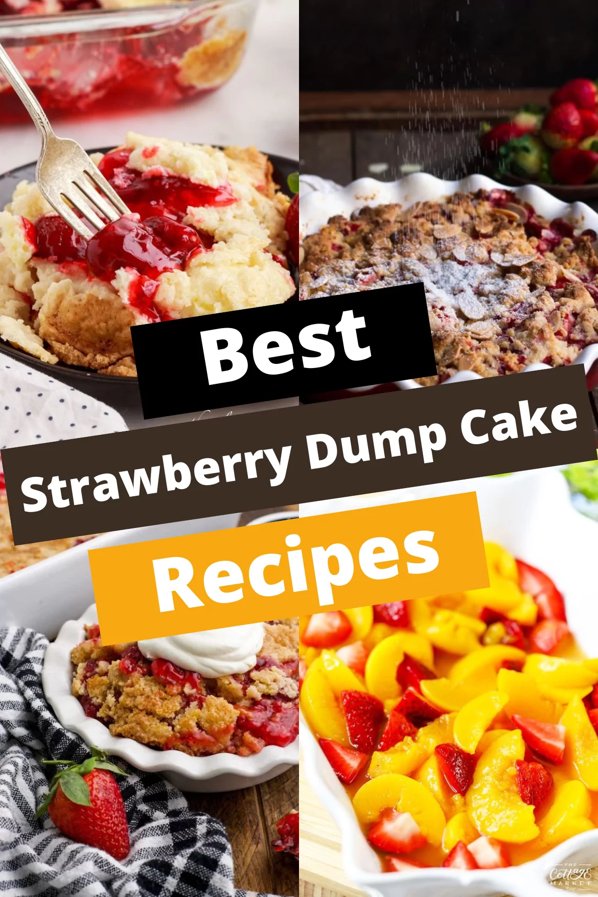 Strawberry Dump Cake