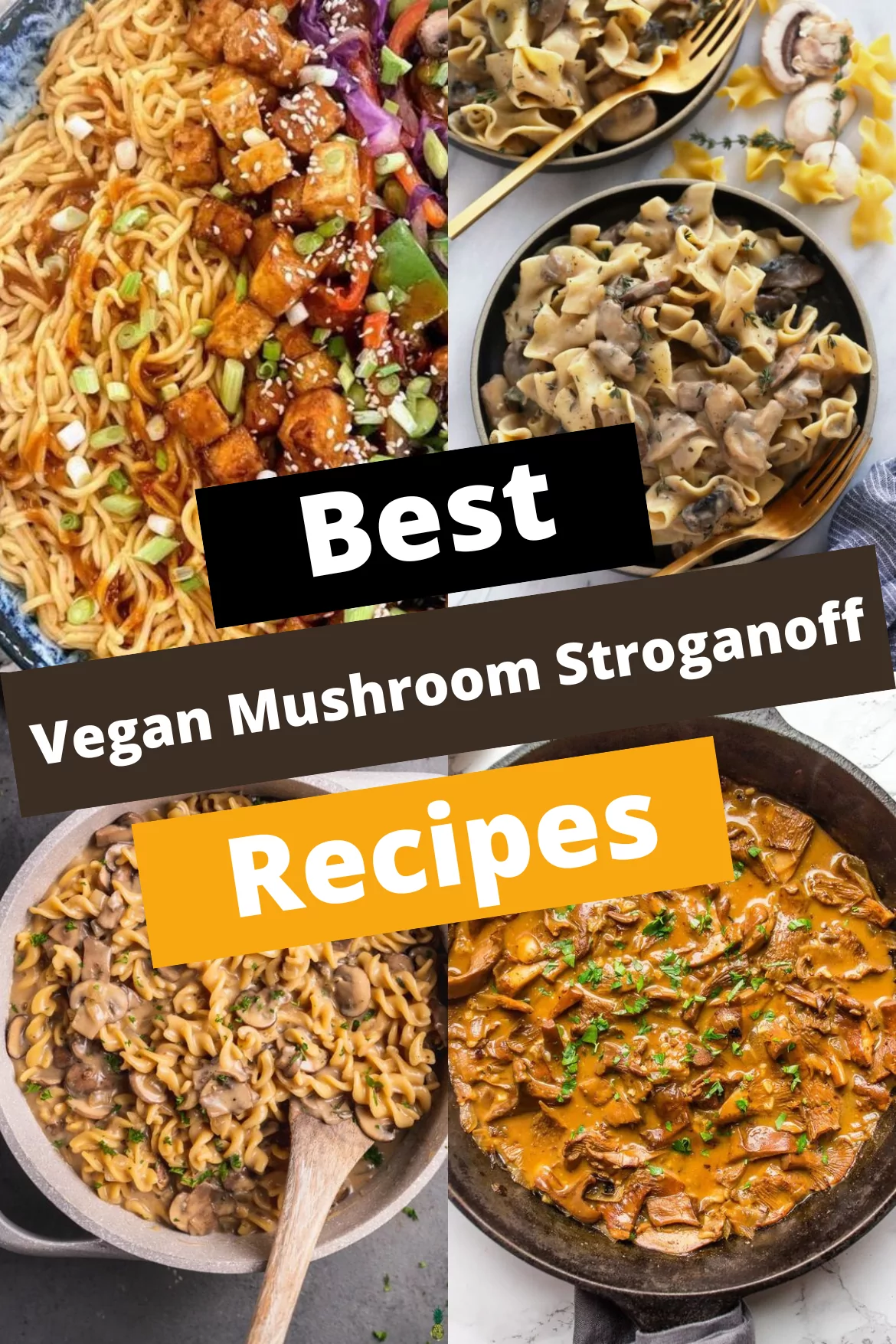 Vegan Mushroom Stroganoff