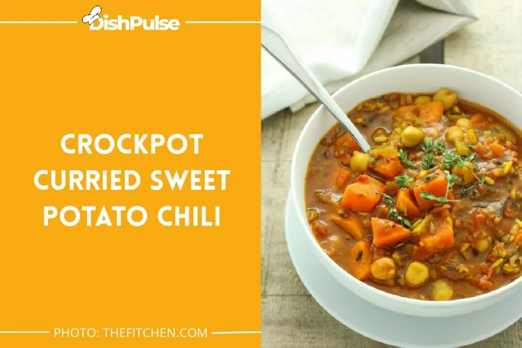 Crockpot Curried Sweet Potato Chili