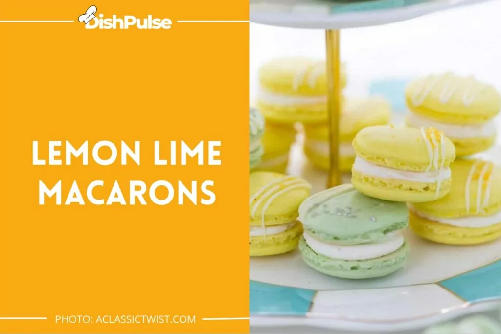 Lemon Lime Macarons