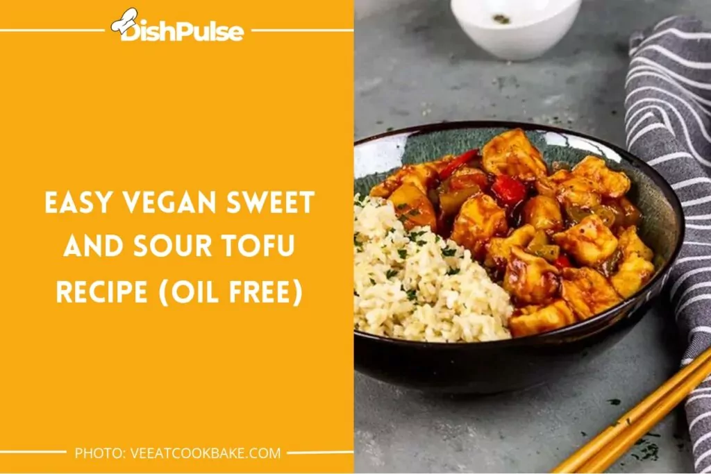 Easy Vegan Sweet and Sour Tofu Recipe (oil-free)