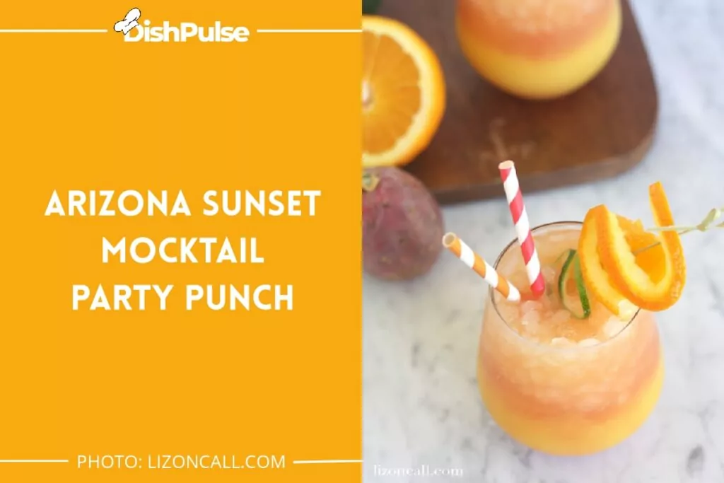 Arizona Sunset Mocktail Party Punch