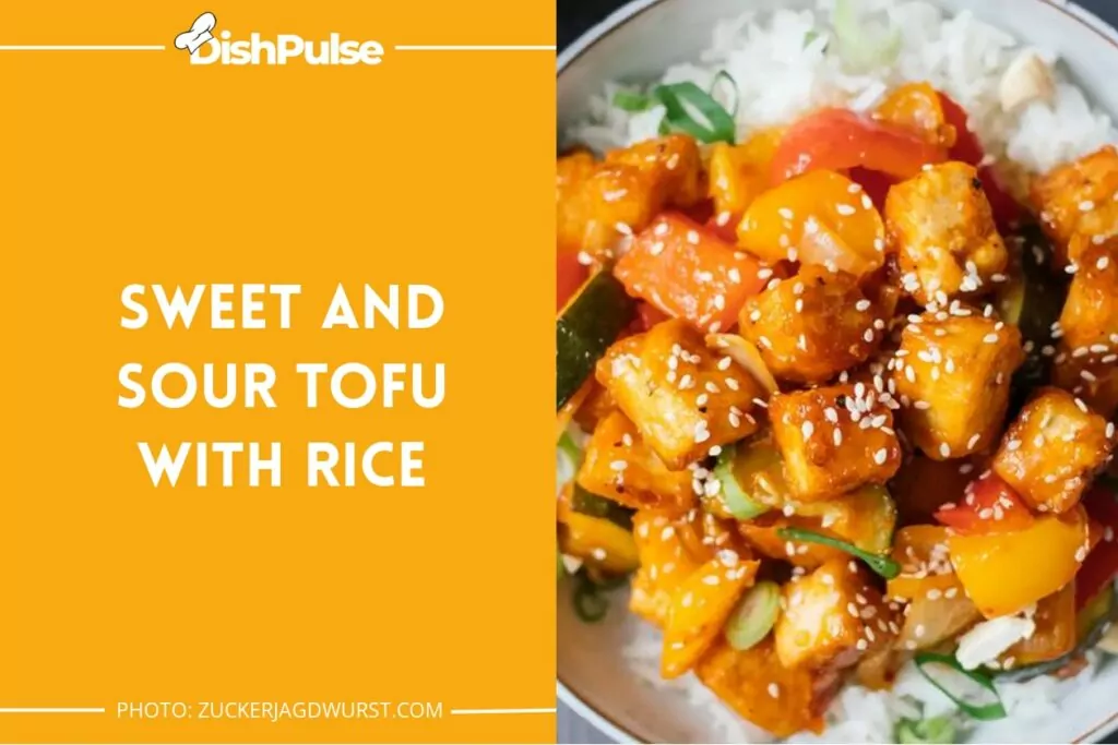 Sweet and Sour Tofu with Rice